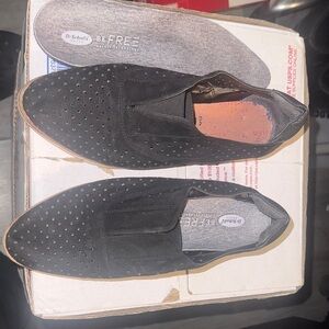 👠 Dr. Scholl’s Be Free Slip-On Loafers – Black Suede – Women’s 7.5M
